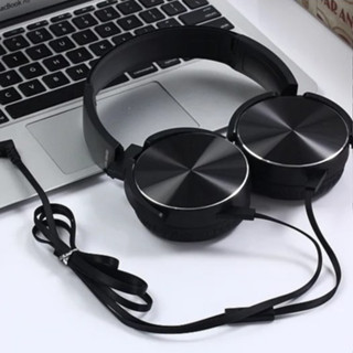 Fone de Ouvido Extra Bass Ajustável Com Fio Microfone Ps4 Xbox Pc Celular Grave Forte Headhones