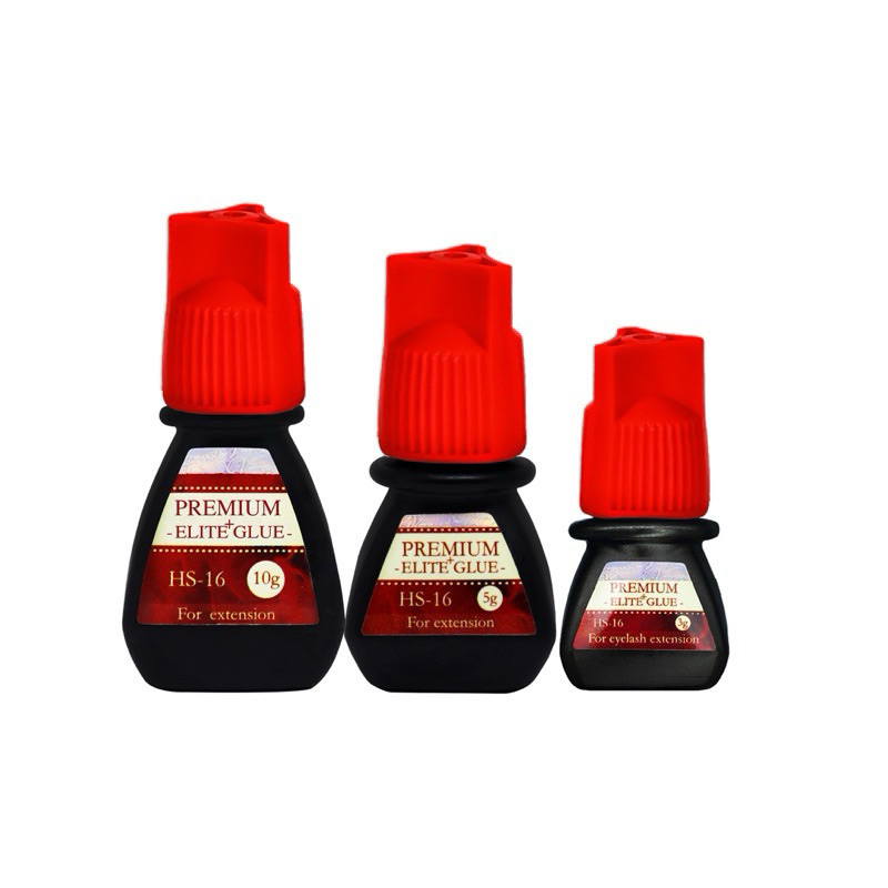Cola Elite Hs16 3ml e 5ml Alongamento de Cílios Black Glue Hs-16 Extensão Fio a Fio Com Anvisa