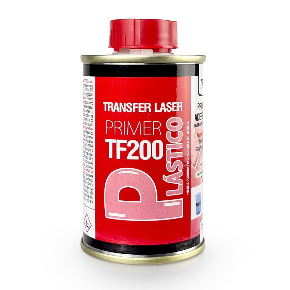 01 Transfer Laser Prime Tf200 Aderência Em Plásticos (150ml) Transfix