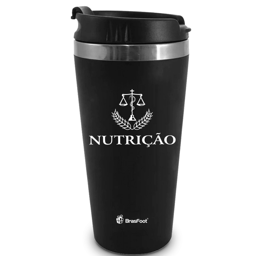 COPO TERMICO CURSO EMBORRACHADO 450ML - NUTRICAO