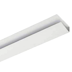 Kit/6 Acabamento Perfil U Rodaforro Aucti De 1 Metro Branco