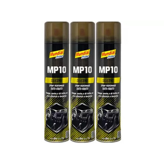 Silicone Spray 300ml Mp10 Mundial Prime - KIT COM 3 UNIDADES - TUTTI FRUIT
