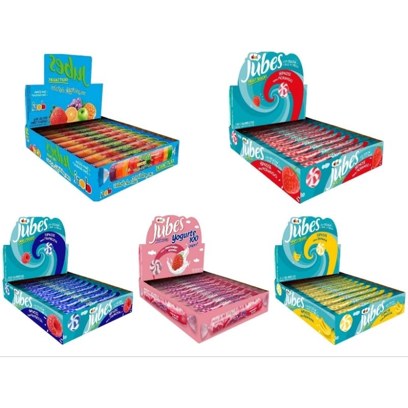 Bala de Goma Doce Dori Jubes Hipnose Display 20x48g - Escolha Sabor! em Oferta na Shopee