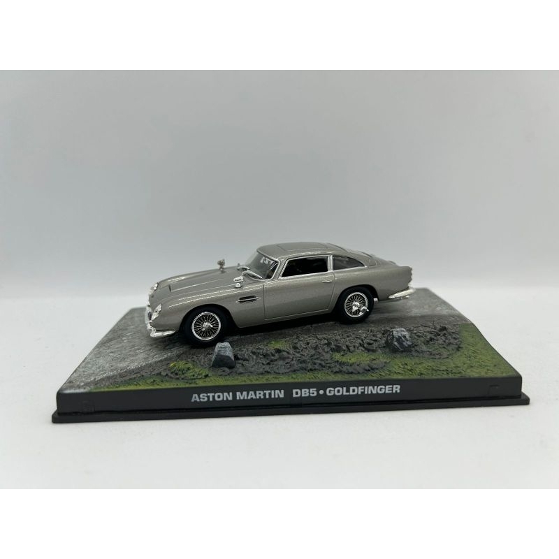 Miniatura Carro de Coleção 007 James Bond - Aston Martin DB5 + Fasciculo/revista n.1 Decoração Original