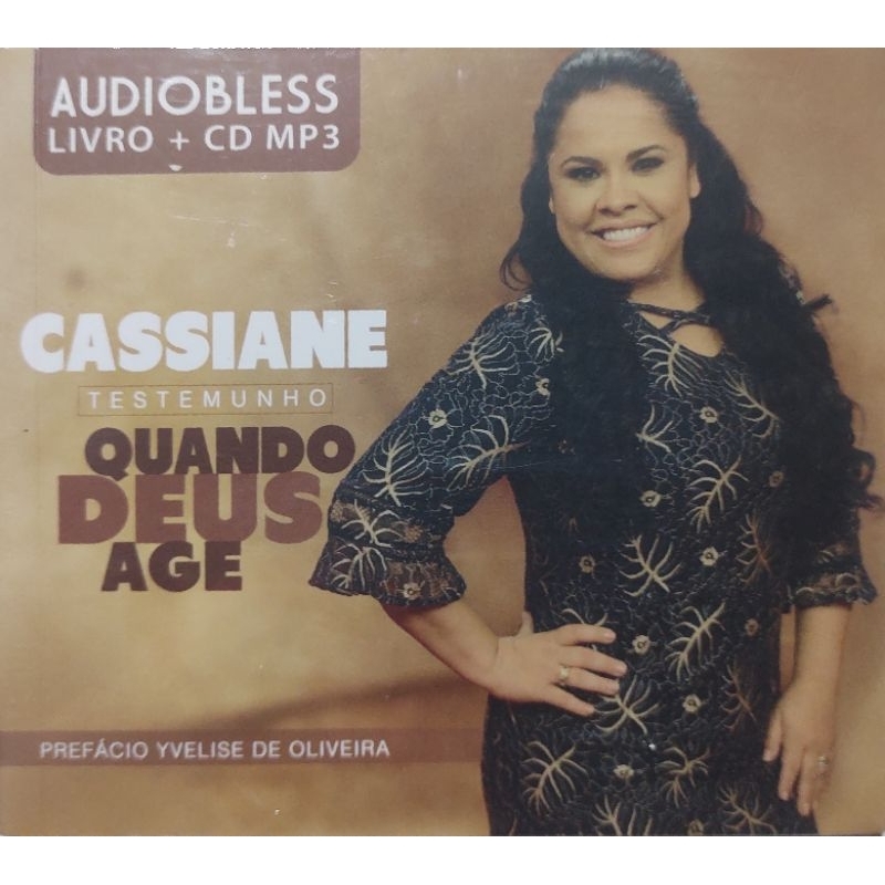 Audiobless Livro + Cd Mp3 Cassiane Quando Deus Age Lacrado