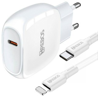 Carregador Celular Tomada Para iPhone Rápido Turbo 20w Fonte USB-C Completo Com Cabo Lightning Compatível iPhone 14 Abaixo