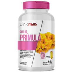 ÓLEO DE PRIMULA 1000MG APENAS 2 CÁPSULAS AO DIA 60 CÁPSULAS SAÚDE DA MULHER - CLINICMAIS