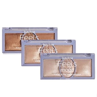 Paleta De Iluminador Ruby Rose Feels Mood Hb-7530 15,9g
