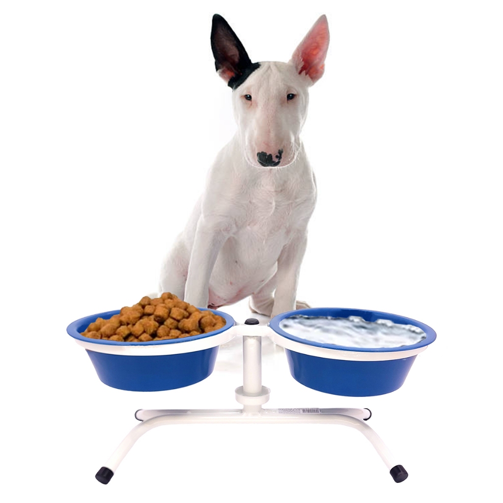 Comedouro Pet Duplo Tigela Plástica 900ml - FERCAR em Oferta na Shopee