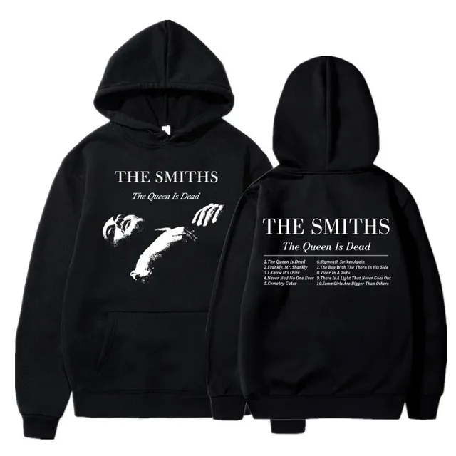 Moletom Canguru Unissex The Queen Is Dead  Hoodie Confortável Algodão Álbum Banda The Smiths em Oferta na Shopee