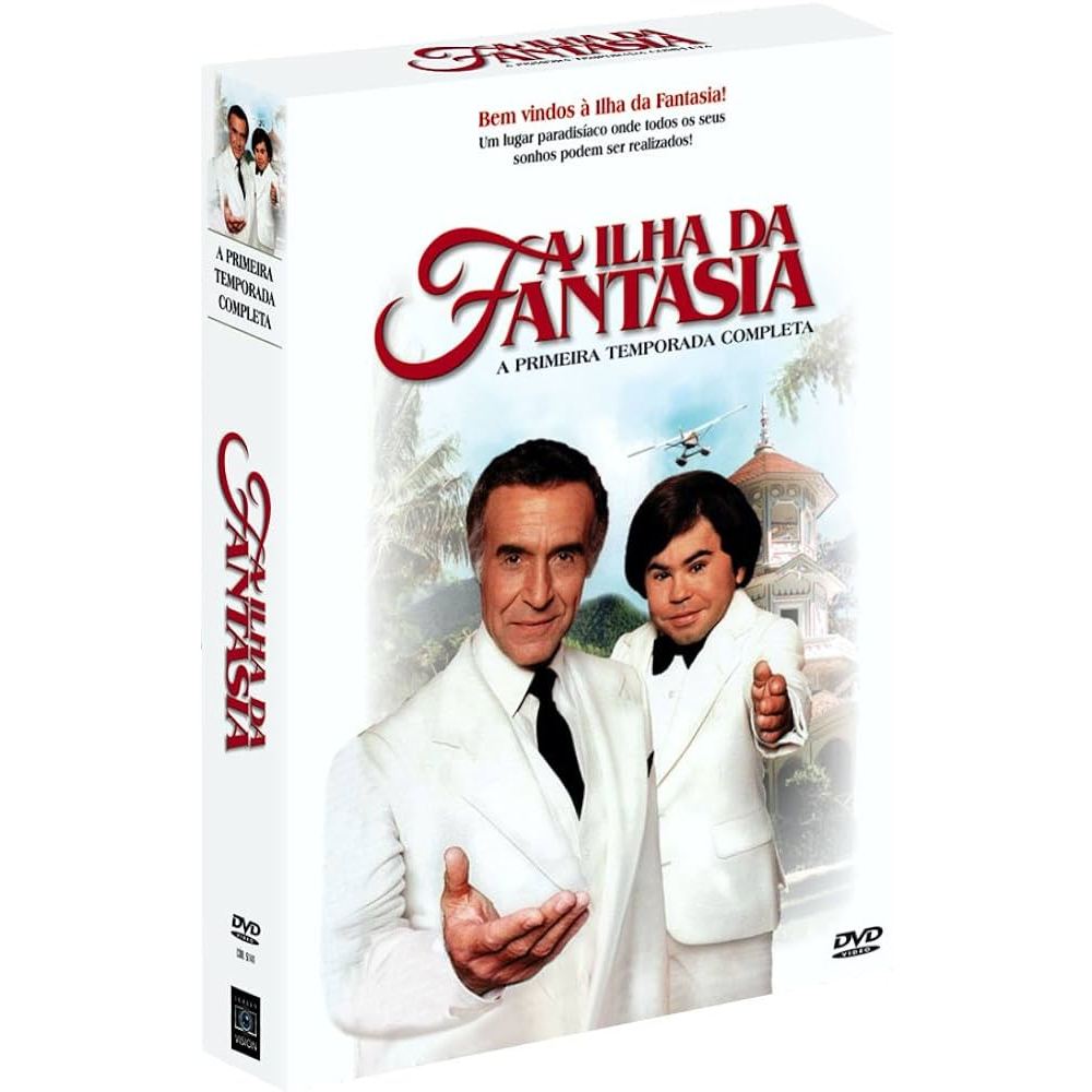DVD: A Ilha da Fantasia (1.ª temporada) dublado & legendado (Ricardo Montalbán, Hervé Villechaize)