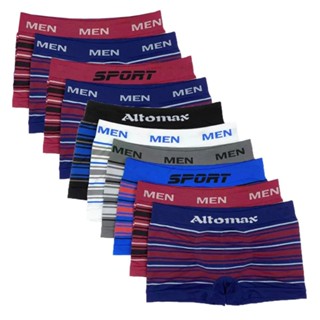 Kit 10 Cueca Box Men Adulto Estampa Sortida