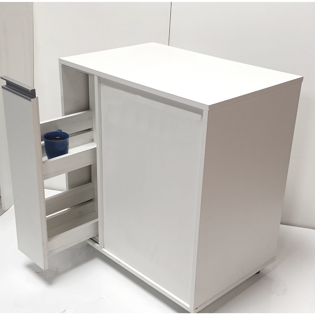 Armário para Botijão de gás com Porta latas, Porta temperos