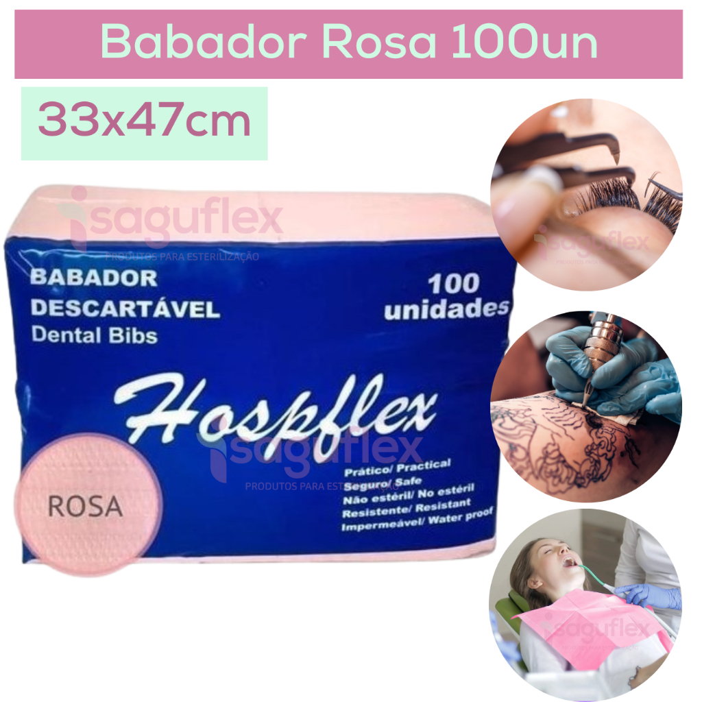 Babador Odontológico Rosa: Onde Comprar | BuscaProdutos