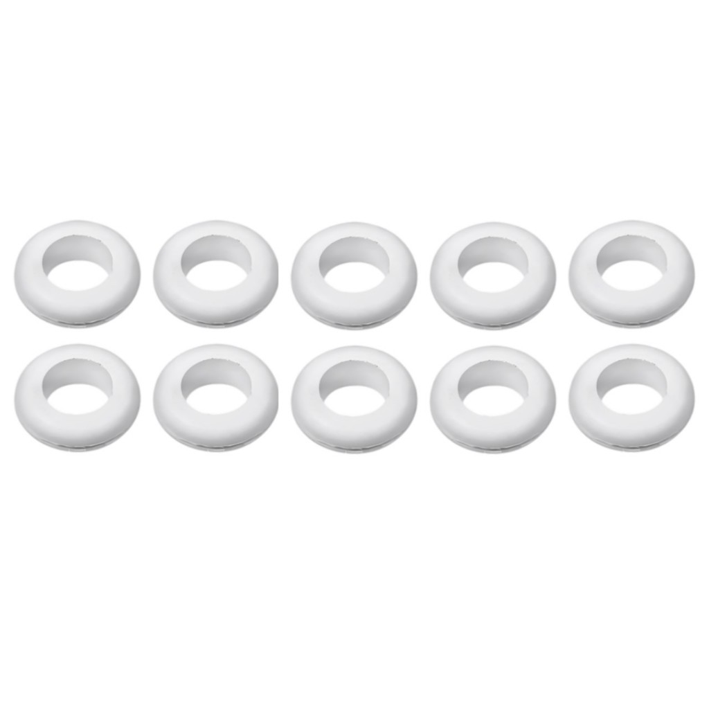 Kit 10 unidades Anel Vedante Vedação Silicone Borracha Passa Fio Reposição para Válvula Airlock