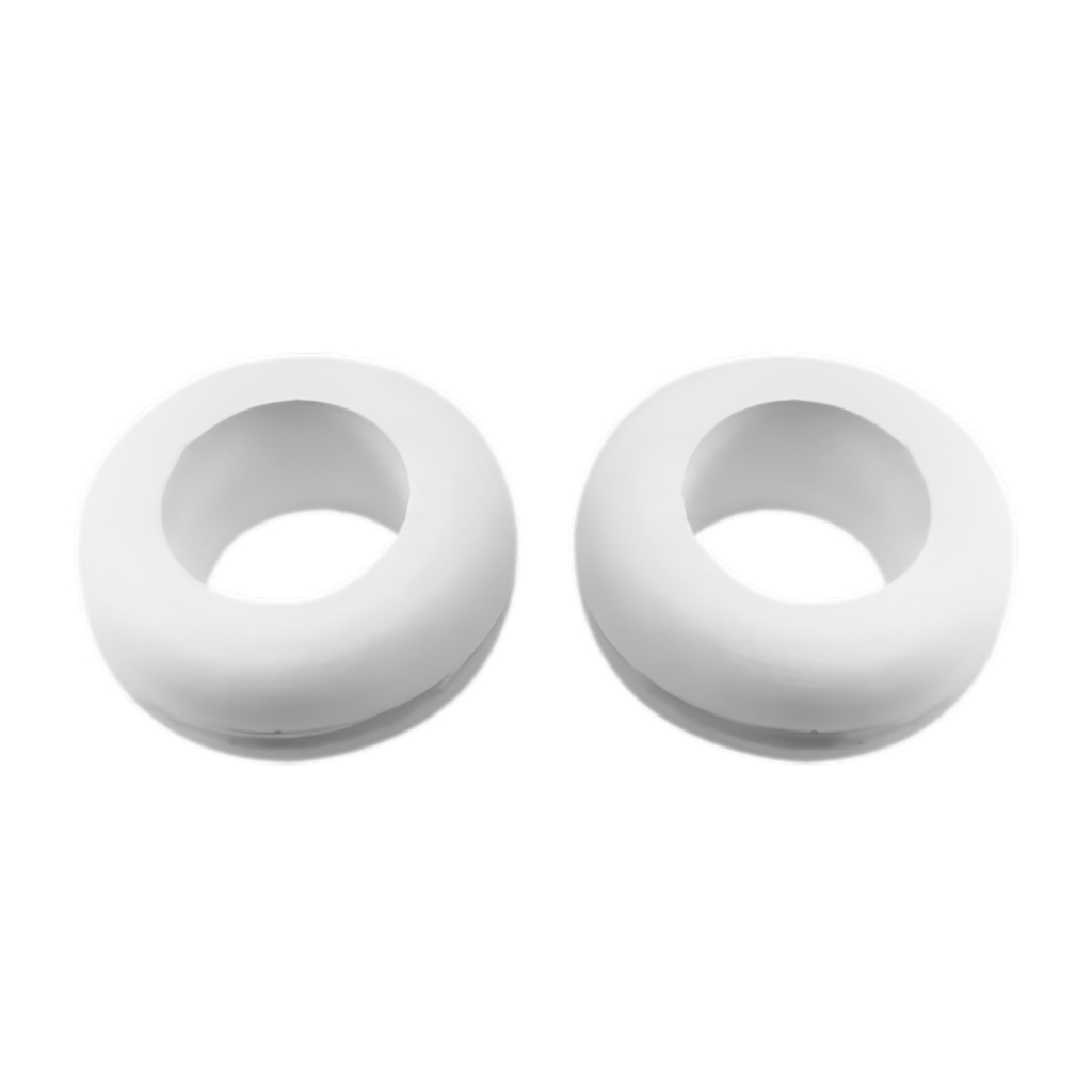Kit 02 unidades Anel Vedante Vedação Silicone Borracha Passa Fio Reposição para Válvula Airlock