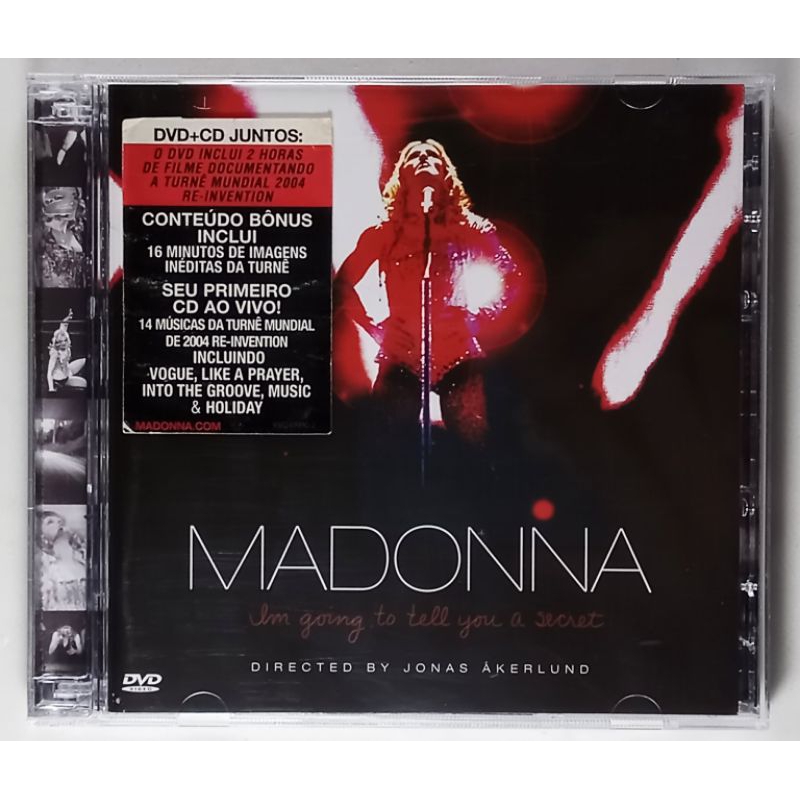 CD + DVD Madonna - I'm Going To Tell You a Secret / 2 Discos (original)