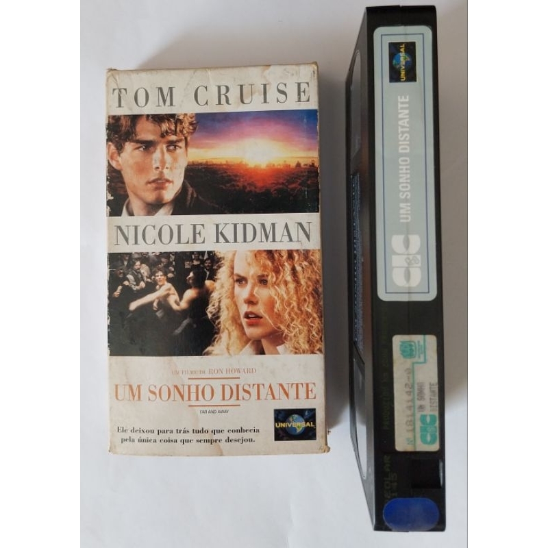 Fita VHS Um Sonho Distante Tom Cruise, Nicole Kidman Legendado