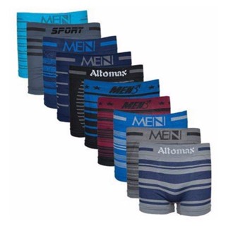 Kit 10 Cuecas Box Boxer Men Microfibra Estampas Variáveis Adulto