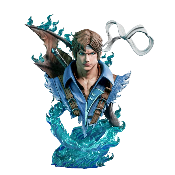 Busto de Richter Belmont da Série Castlevania