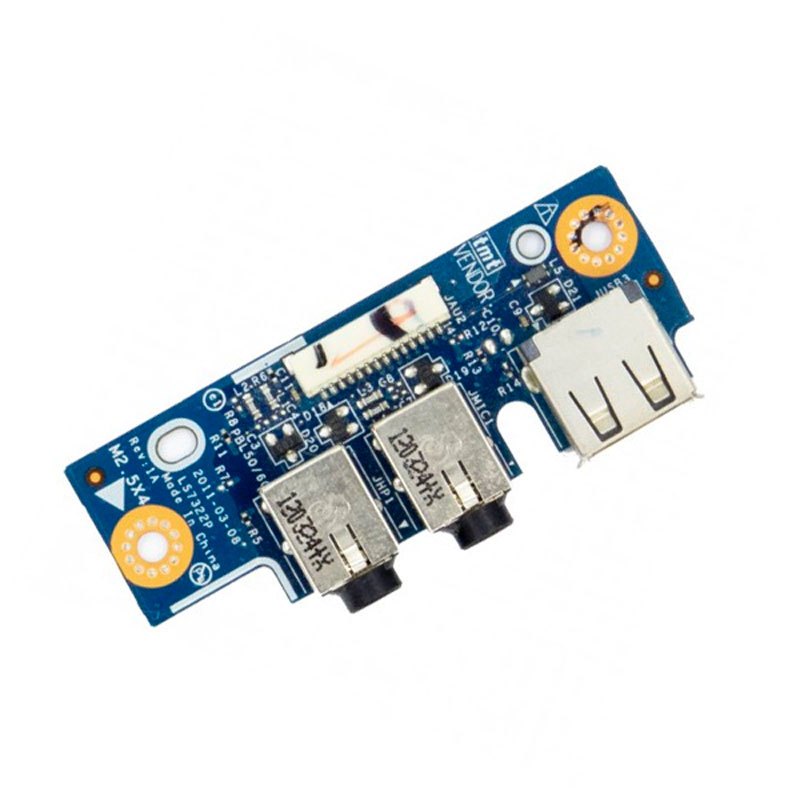 Placa Usb Audio Som Asus X43U K43T K43U K53T X53B X53U Séries LS7322P