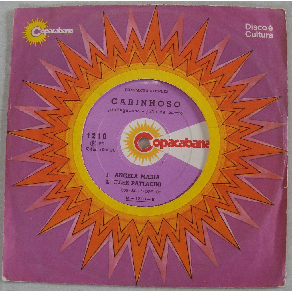 Elizeth Cardoso 1973 Carinhoso E Outras, Vinil Compacto 7 polegadas