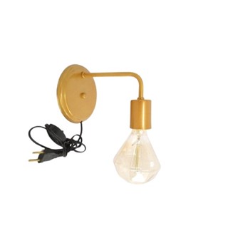 Luminária de Parede Cabeceira - Abajur de Parede Clean Retro - Arandela Industrial c/ Interruptor em Oferta na Shopee