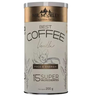 Pré Treino Cafeina Termogênico Best Coffee 200g Mr. Marley Baunilha