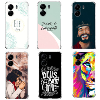 Capa TPU Personalizada Estampas jesus Capinha REDMI 13C em Oferta na Shopee