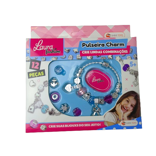 Kit Pulseira Charm Infantil Laura Fashion - Shiny Toys - Baby & Kids Fashion