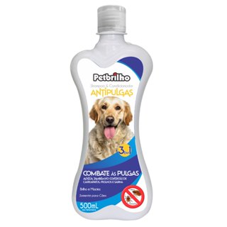 Shampoo Anti Pulgas 3 em 1 Pet Brilho 500mL em Oferta na Shopee