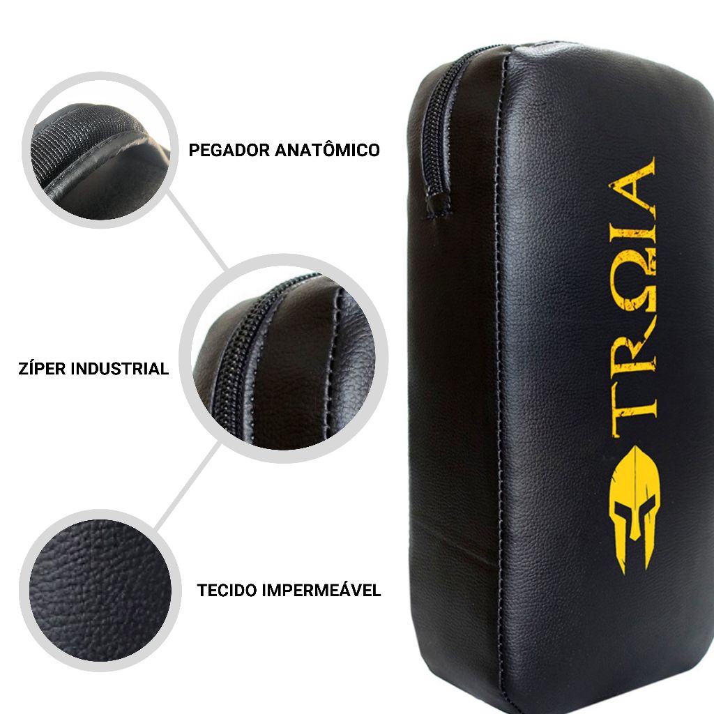 Aparador De Chute Thai Pad Boxe Luta Academia Treino