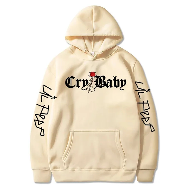 Moletom Canguru Crybaby Básico Blusa Unissex Álbum Lil Peep Hoodie Confortável Com Capuz Algodão Estilo Hip Hop