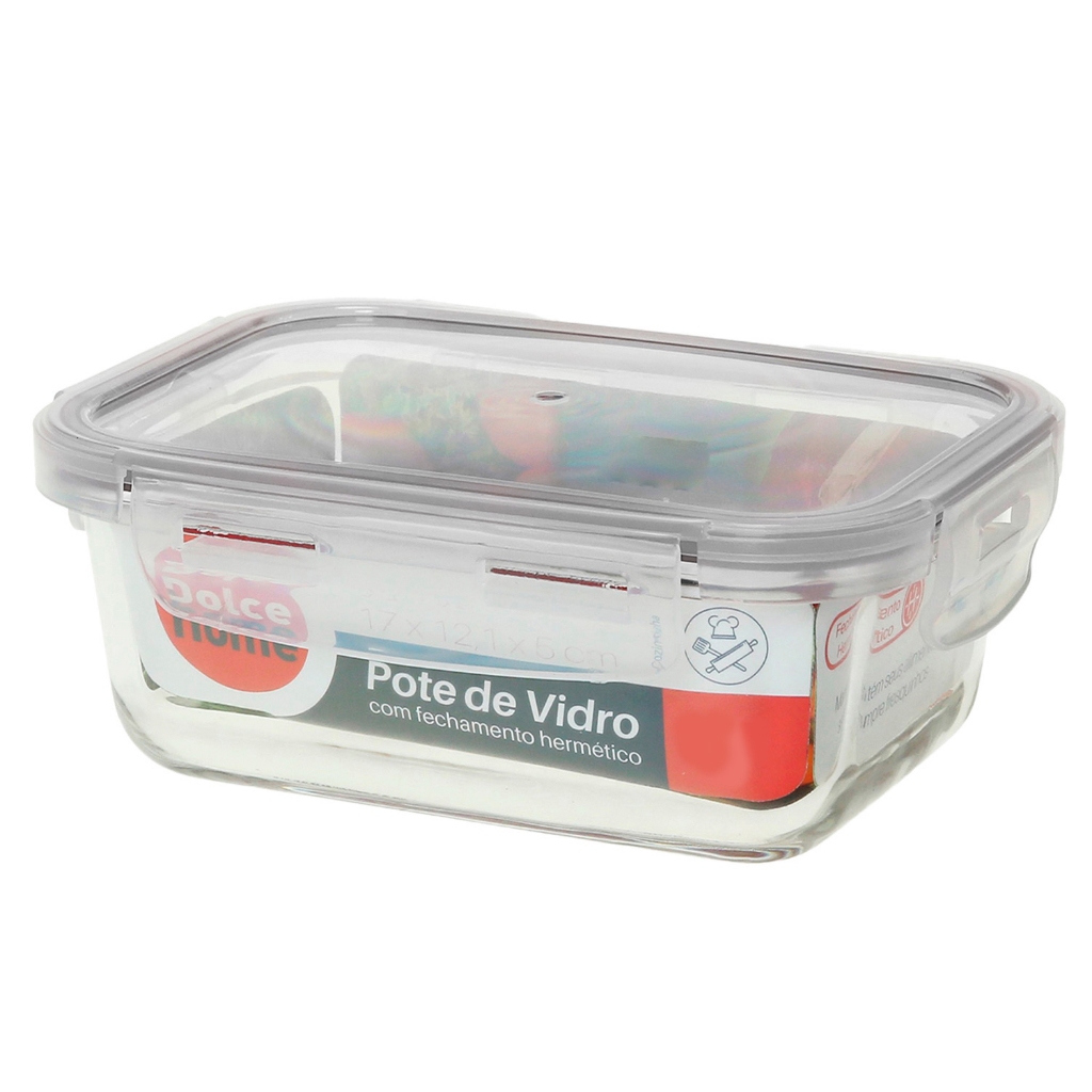Potes De Vidro 660 ml  - Dolce Home em Oferta na Shopee