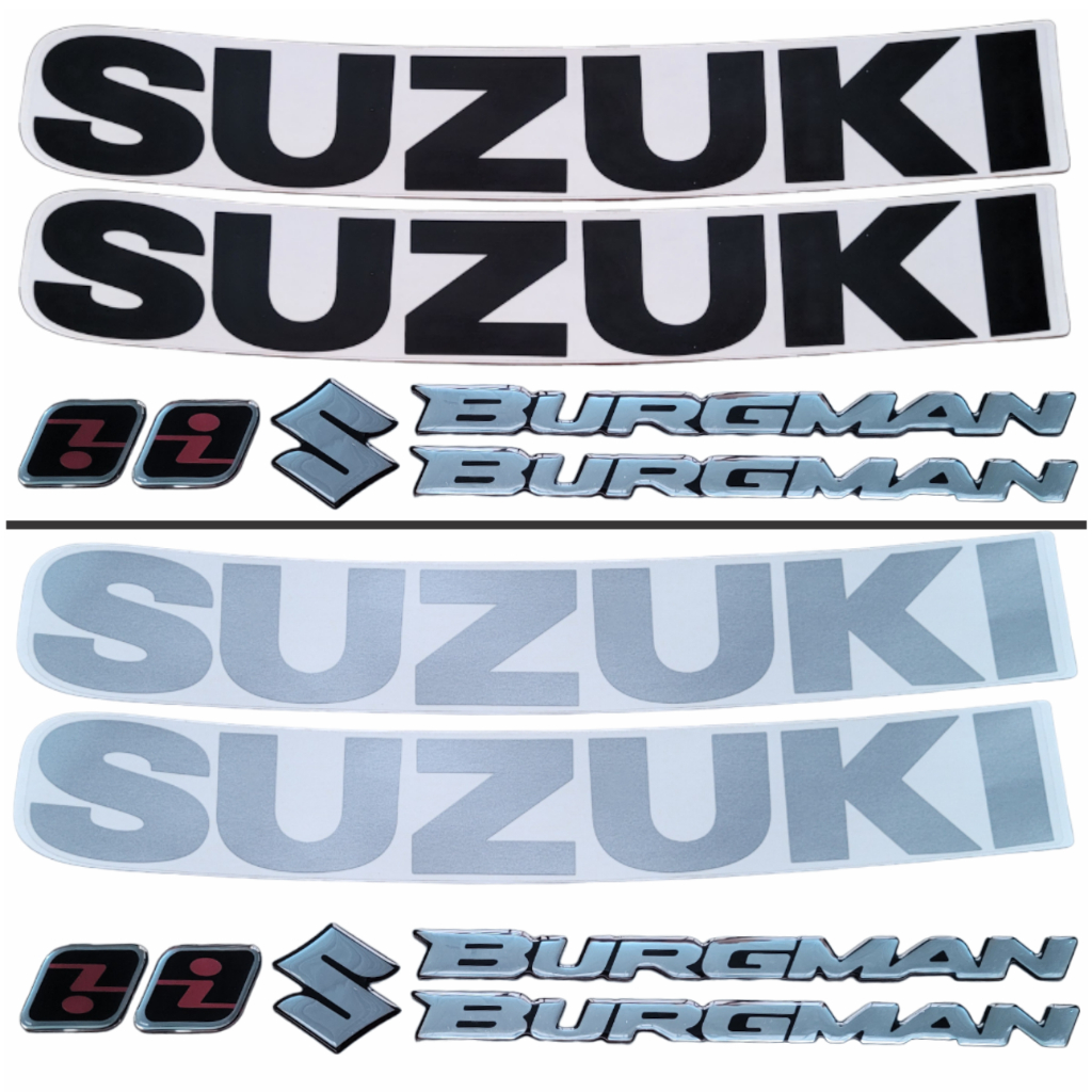 Kit Adesivo Burgman 3d Resinado Suzuki 2011 11 2019 19.