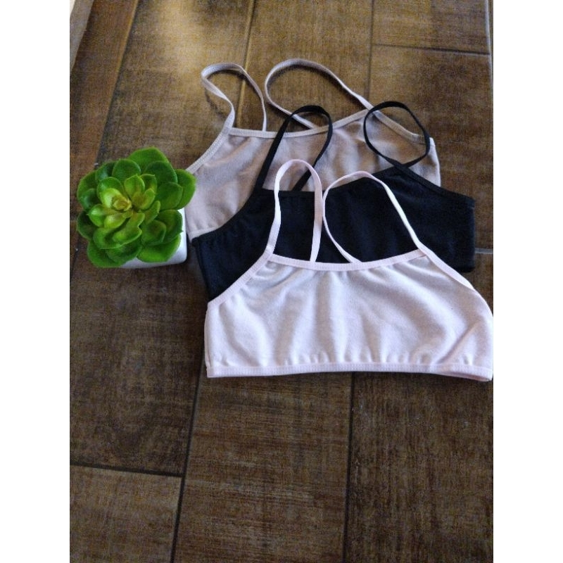 KIT 4  TOP feminino para uniforme infantil juvenil de cotton algoddao pré adolescente