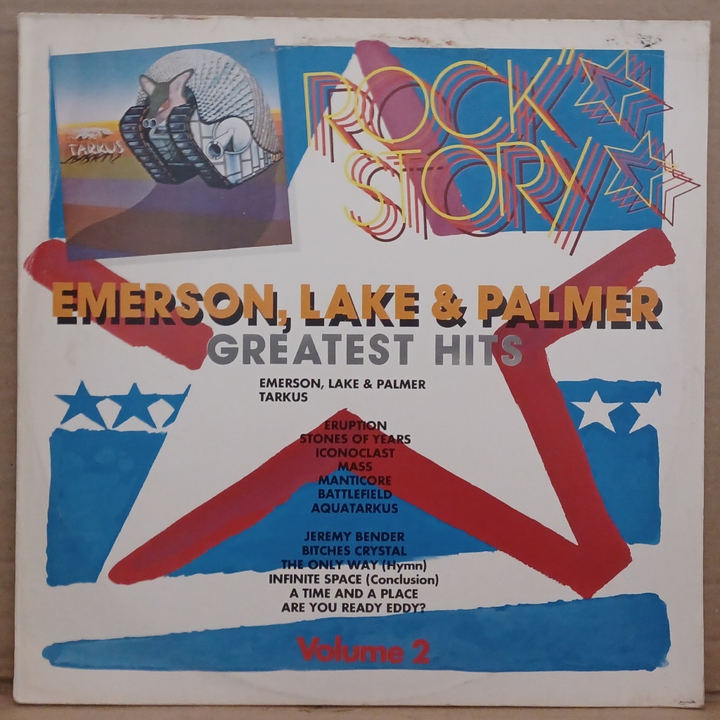 LP Disco De Vinil Emerson, Lake & Palmer - Greatest Hits - Rock Story Vol. 2 LP Excelente Capa Ótima Ler Descrição