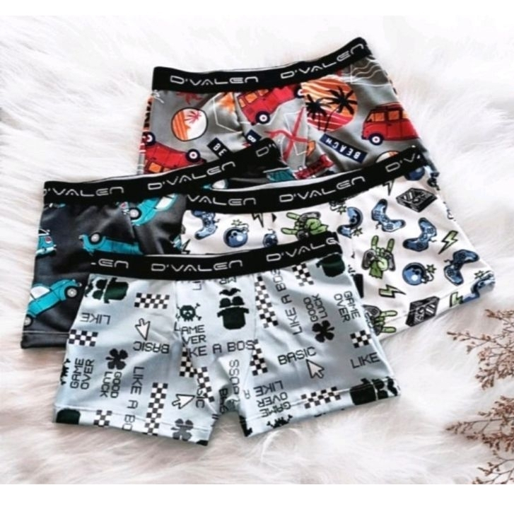 Kit 5 Cueca Infantil Cueca Box Infantil Cuecas Infantil Cueca bebe 1 ano 2 anos 3 anos 4 anos