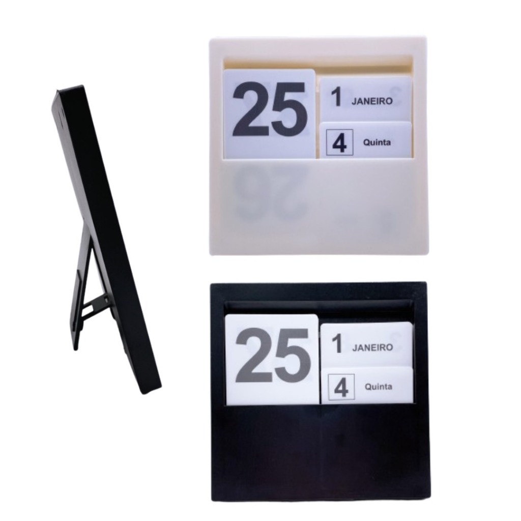 Calendário, Decorações Minimalistas De Mesa, Suporte De Calendário Perpétuo De Montagem Criativa E Inovadora Diy, Presentes De Aniversário Elegantes