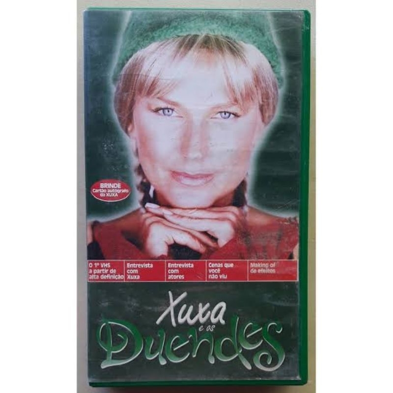 *COM CARTÃO* VHS Xuxa e os Duendes - Original Completo