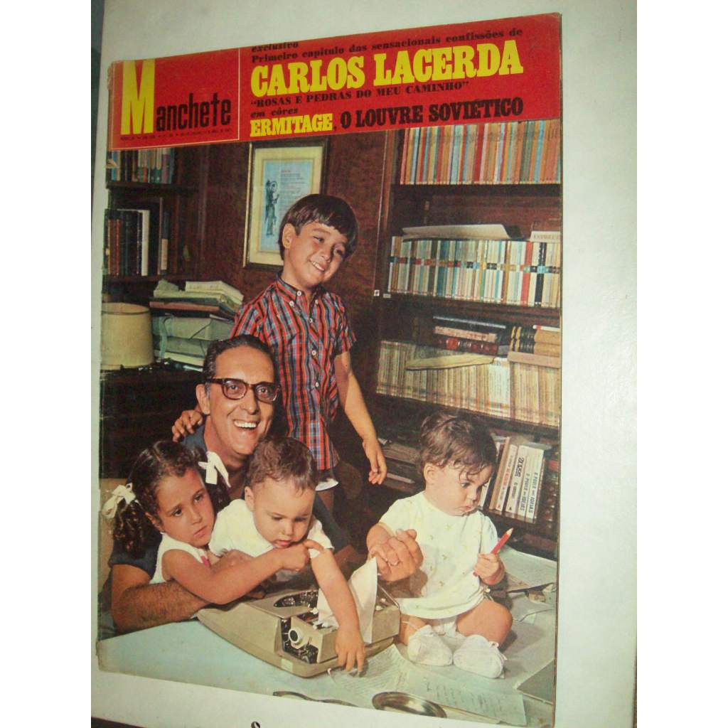 Revista de época Manchete Carlos Lacerda.