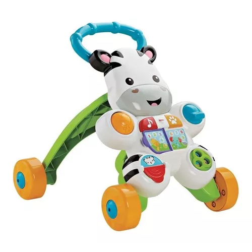 Fisher Price Andador De Atividades Zebra Apoiador Com Luz E Som -- Mattel Dlh48