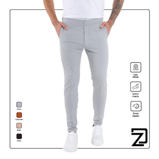 Calça Masculina Moletinho Alfaiataria Skinny