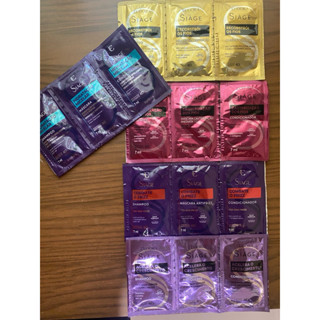 sachês e flaconetes amostrinhas amostra eudora siage perfumes hidrantantes e shampoo/condicionador/máscara instance
