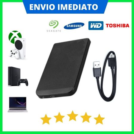 HD Externo 320GB a 1TB USB 3.0 ENVIO IMEDIATO SSD Portátil para Console, Xbox, PS4, Notebook  Armazenamento Rápido