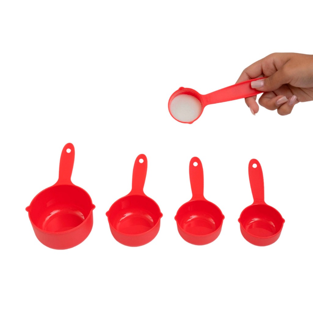 Detalhes do Conjunto De 5 Colheres Medidoras De Plástico