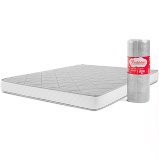 Colchão Casal Espuma D45 A Vácuo Ortopédica Certificada 138x188x17cm Bf Colchões