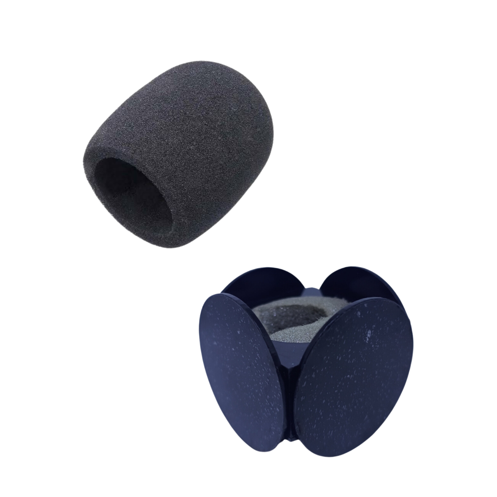 Kit Canopla de Microfone e espuma