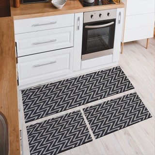 Jogo De cozinha 3 Peças jacquard rustico estampado Luxo - Oferta