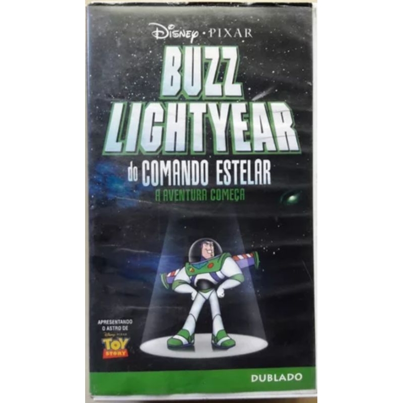 VHS Buzz Lightyear do Comando Estelar - A Aventura Começa - Dublado Original Pixar Disney